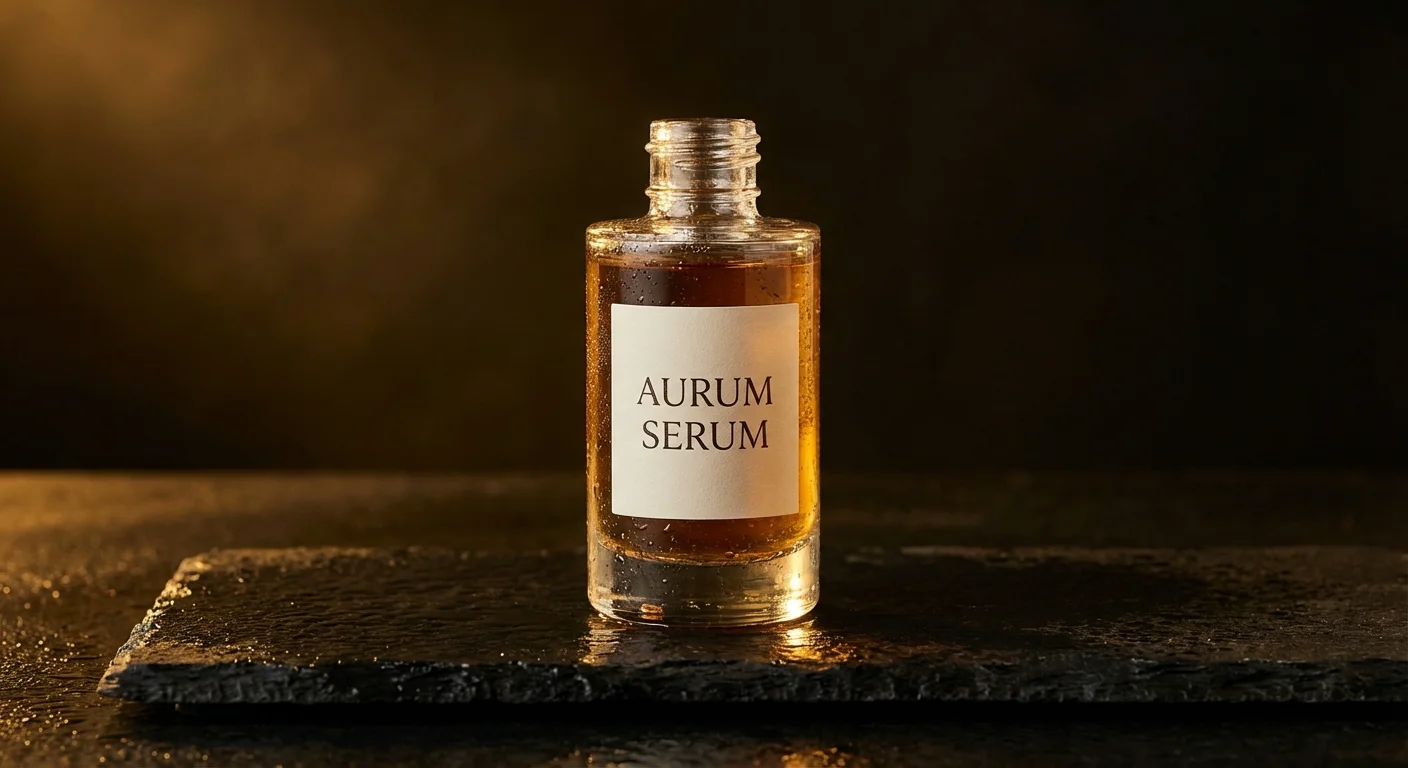 AI-generated luxury serum product photo